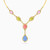 LIN677 - Multishaped Colored Stones Chain Necklace in 18K Gold - 111404180103-1.jpg