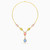 LIN677 - Multishaped Colored Stones Chain Necklace in 18K Gold - 111404180103-2.jpg