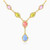 LIN677 - Multishaped Colored Stones Chain Necklace in 18K Gold - 111404180103-3.jpg
