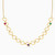 LIN714 - Round Colored Stones Chain Necklace in 18K Gold - 111404180297-1.jpg