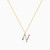 LIN178 - Letter N Colored Stones Necklace in 18K Gold - 111404180139-3.jpg