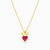 LIN399 - Heart Red Stone Necklace in 18K Gold - 111401130004-2.jpg