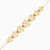 LGB103 - Flower Cubic Zirconia Chain Bracelet in 21K Gold - 22010110429-3.jpg
