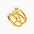 LGR604 - Twist Cubic Zirconia Ring in 21K Gold - 22002111695-2.jpg