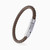 WB160 - Braided Steel & Fabric Cuff Bracelet - 19986466-2.jpg