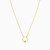 MLN957 - Circle Green Stones Necklace in 18K Gold - 21046140957 (3).jpg