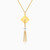 MLN1095 - Tassels Clear Stone Necklace in 18K Gold - 21046140975-1.jpg