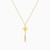 MLN1095 - Tassels Clear Stone Necklace in 18K Gold - 21046140975-3.jpg
