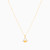 MLN827 - Triangle Clear Stone Necklace In 18K Gold - 21046110747-3.jpg