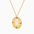 MLN800 - Circle Green Stones Necklace in 18K Gold - 21046110838-2.jpg
