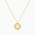MLN800 - Circle Green Stones Necklace in 18K Gold - 21046110838-3.jpg