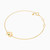 MLB356 - Lotus Green Stones Chain Bracelet in 18K Gold - 21047110249-2.jpg