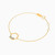 MLB353 - Hexagon Colored Stones Chain Bracelet in 18K Gold - 21047110244-2.jpg