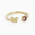 WR107 - Butterfly Purple Stone Gold Plated Two headed Ring - A4182-05DA-1.jpg