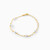 WB60 - Circle Pearl Gold Plated Chain Bracelet - A4166-00DP-1.jpg