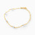 WB60 - Circle Pearl Gold Plated Chain Bracelet - A4166-00DP-2.jpg