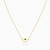 MLN802 - Semi-circle Green Stones Necklace in 18K Gold - 21046110841-3.jpg