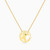 MLN804 - Circle Green Stones Necklace in 18K Gold - 21046110843-1.jpg