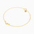 MLB357 - Crescent Colored Stones Chain Bracelet in 18K Gold - 21047110250-2.jpg