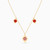 MLN1056 - Pomegranate Red Stone Necklace in 18K Gold - 21046110988-3.jpg