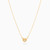 MLN840 - Heart Clear Stone Necklace in 18K Gold - 21046110810-3.jpg