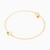 MLB354 - Star Green Stones Chain Bracelet in 18K Gold - 21047110247-2.jpg