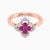 LDR503 - Flower Diamond & Rose Stone Ring in 18K Gold - RG92129-1.jpg
