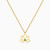 MLN954 - Lotus Green Stones Necklace In 18K Gold - 21046140950-1.jpg