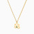 MLN954 - Lotus Green Stones Necklace In 18K Gold - 21046140950-2.jpg