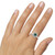 LDR2027 - Flower Diamond & Green Stones Ring in 18K Gold - RN403134W18HEM1-3.jpg