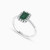 LDR2043 - Baguette Diamond & Green Stones Ring in 18K Gold - RN404452W18EM1-2.jpg