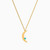 MLN951 - Crescent Green Stones Necklace in 18K Gold - 21046140947-1.jpg