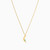 MLN951 - Crescent Green Stones Necklace In 18K Gold - 21046140947-3.jpg