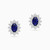 LDE474 - Flower Diamond & Blue Stone Stud Earrings in 18K Gold - ER413210W18SA1-1.jpg