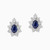 LDE56 - Pear Diamond & Blue Stone Stud Earrings in 18K Gold - EA80913SB-1.jpg