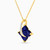 LIN520 - Flower Diamond & Blue Stone Necklace in 18K Gold - 121404140146-2.jpg