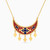 LIN421 - Crescent Colored Stones Necklace in 18K Gold - 111405180105-1.jpg