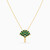 LIN412 - Abstract Diamond & Green Stones Necklace in 18K Gold - 111405120115-3.jpg