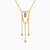 MLN801 - Tassels Colored Stones Necklace in 18K Gold - 21046110840-1.jpg