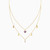 LIN531 - Star Colored Stones Layered Necklace in 18K Gold - 111404180157-2.jpg