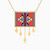 LIN422 - Rectangle Colored Stones Necklace in 18K Gold - 111405180106-1.jpg