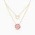 LIN410 - Mom Round Diamonds & Rose Stone Layered Necklace in 18K Gold - 111404110092-3.jpg