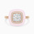 LDR1886 - Square Diamond & Enamel Coated Ring in 18K Gold - CSR00001AW-16-1.jpg