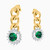 LIE47 - Round Diamond & Green Stones Drop Earrings in 18K Gold - 111204120125-3.jpg