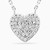 WN7 - Heart Cubic Zirconia Sterling Silver Necklace - 87363245-1.jpg