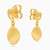 WE124 - Circle Gold Plated Drop Earrings - H4180128-3.jpg