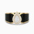 LDR1892 - Pear Diamond & Enamel Coated Ring in 18K Gold - CSR00109PB-16-1.jpg