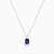 MLN761 - Baguette Diamonds & Blue Stone Necklace in 18K Gold - 21046110766-3.jpg