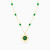 LIN505 - KSA Map Green Stones Necklace in 18K Gold - 111405120162-3.jpg
