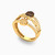 LGR507 - Circle Colored Stones Ring in 18K Gold - 61002180112-2.jpg